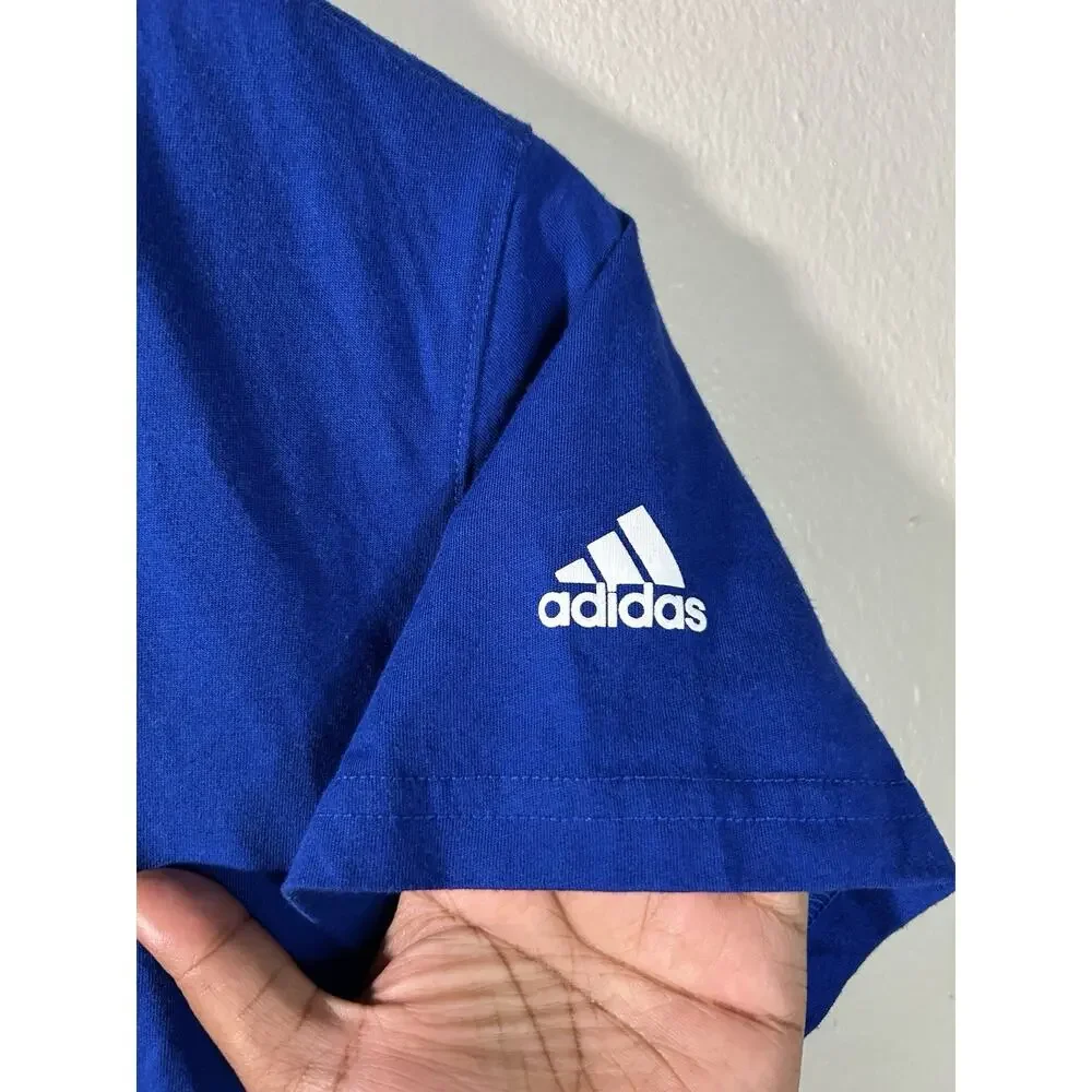 Adidas Climalite Royal Blue Performance Athletic T-Shirt Activewear Gym Training